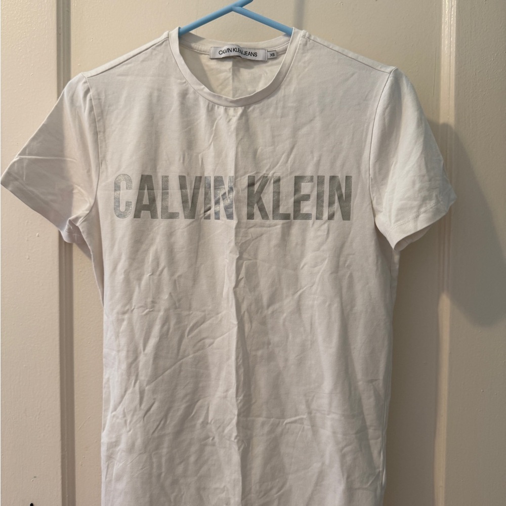Calvin Klein White Short Sleeve Tee